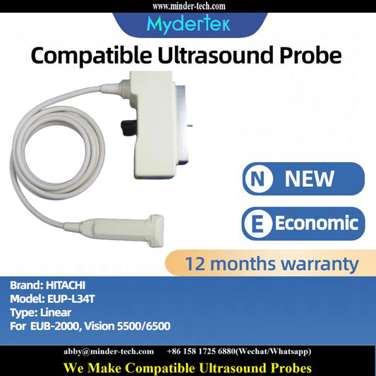 Compatible Hitachi EUP-L34T ultrasound probe Ultrasonic transducer linear Probe