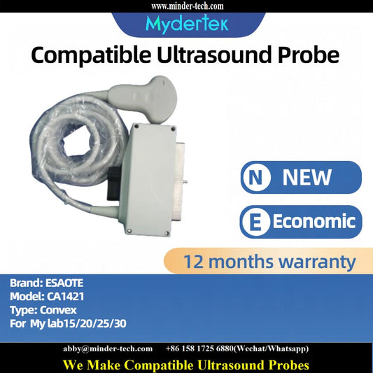 Compatible Esaote CA1421 ultrasound probe Ultrasonic transducer Convex Probe