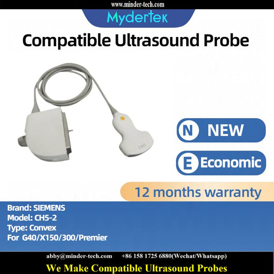 Compatible Siemens CH5-2 ultrasound probe Ultrasonic transducer Convex Probe