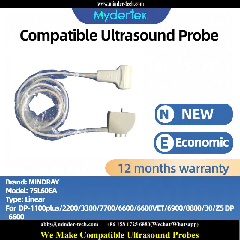 Compatible Mindray 75L60EA ultrasound probe Ultrasonic transducer linear Probe