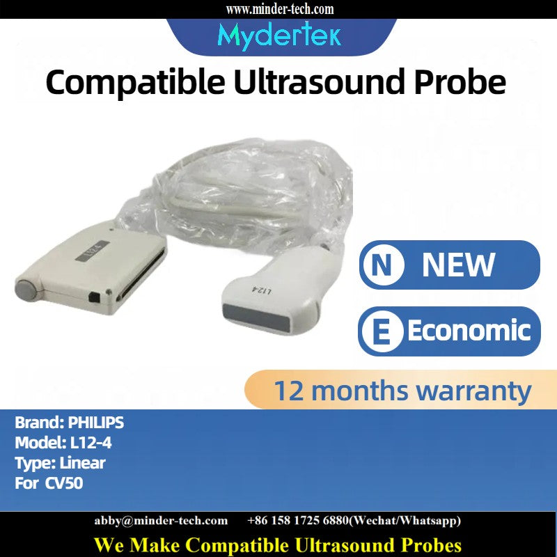 Compatible Philips L12-4 ultrasound probe Ultrasonic transducer Linear Probe