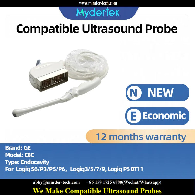 Compatible GE E8C ultrasound probe Ultrasonic transducer Endocavity Probe