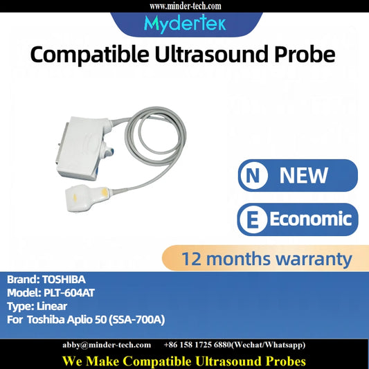 Compatible Toshiba PLT-604AT ultrasound probe Ultrasonic transducer Linear Probe