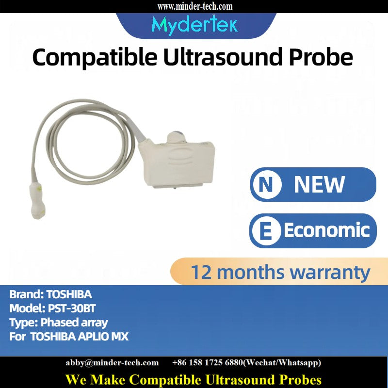 Compatible Toshiba PST-30BT ultrasound probe Ultrasonic transducer Phased array Probe