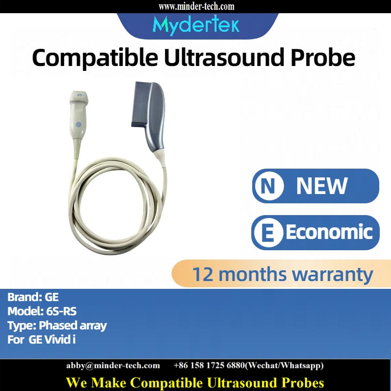 Compatible GE 6S-RS ultrasound probe Ultrasonic transducer Phased array Probe