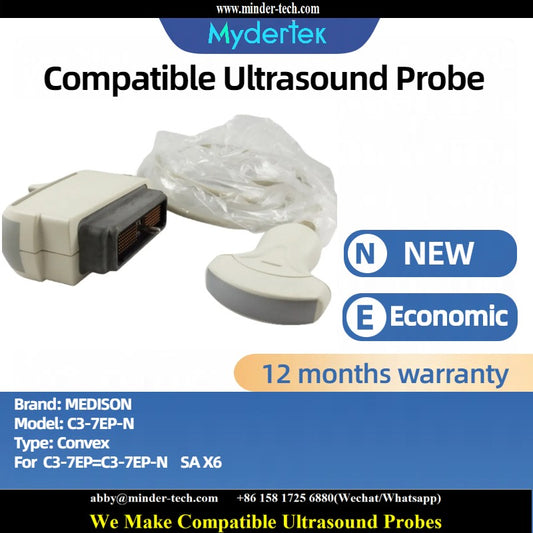 Compatible MEDISON C3-7EP-N ultrasound probe Ultrasonic transducer Convex Probe