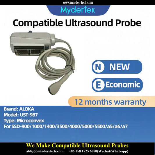 Compatible Aloka UST-987 ultrasound probe Ultrasonic transducer Microconvex Probe