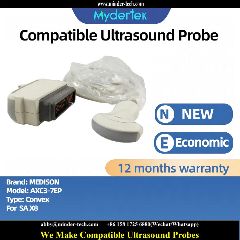 Compatible MEDISON AXC3-7EP ultrasound probe Ultrasonic transducer Convex Probe