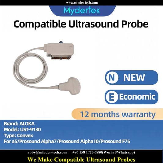 Compatible Aloka UST-9130 ultrasound probe Ultrasonic transducer Convex Probe