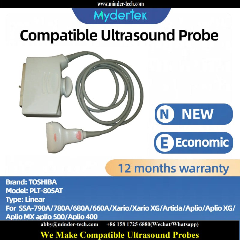 Compatible Toshiba PLT-805AT ultrasound probe Ultrasonic transducer Linear Probe