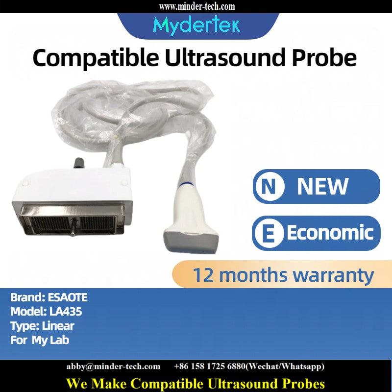 Compatible Esaote LA435 ultrasound probe Ultrasonic transducer linear Probe