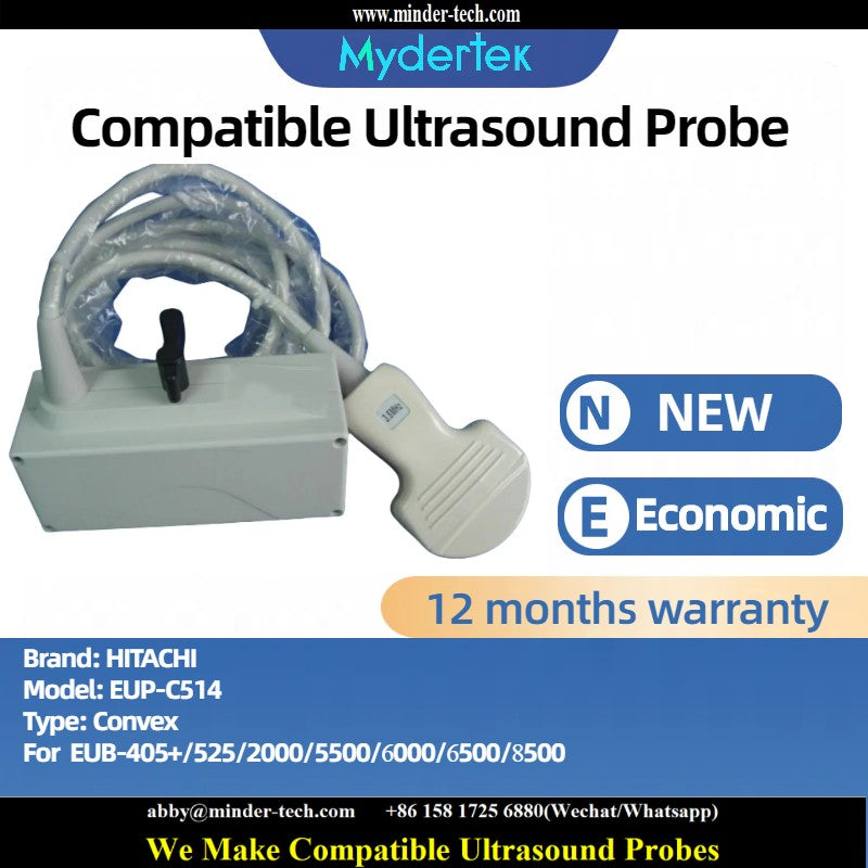 Compatible Hitachi EUP-C514 ultrasound probe Ultrasonic transducer Convex Probe