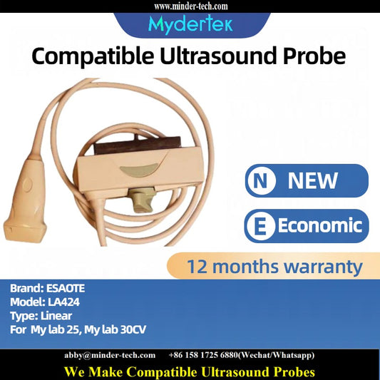 Compatible Esaote LA424 ultrasound probe Ultrasonic transducer linear Probe