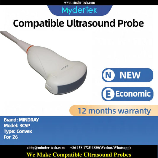 Compatible Mindray 3C5P ultrasound probe Ultrasonic transducer Convex Probe