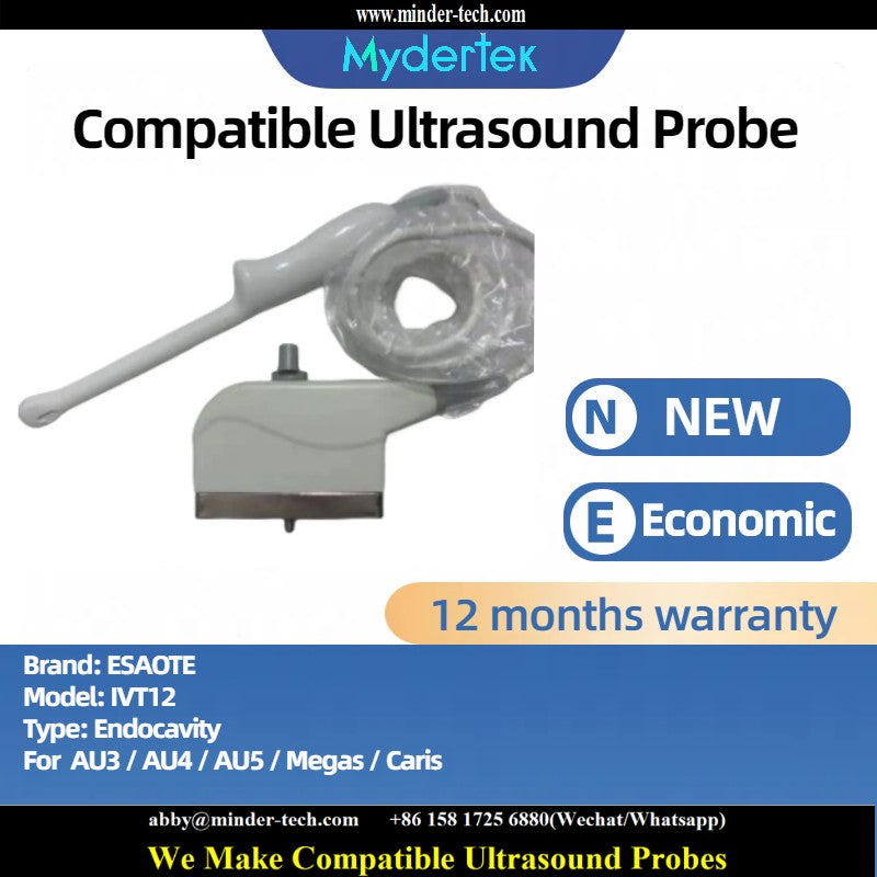 Compatible ESAOTE IVT12 ultrasound probe Ultrasonic transducer Endocavity Probe