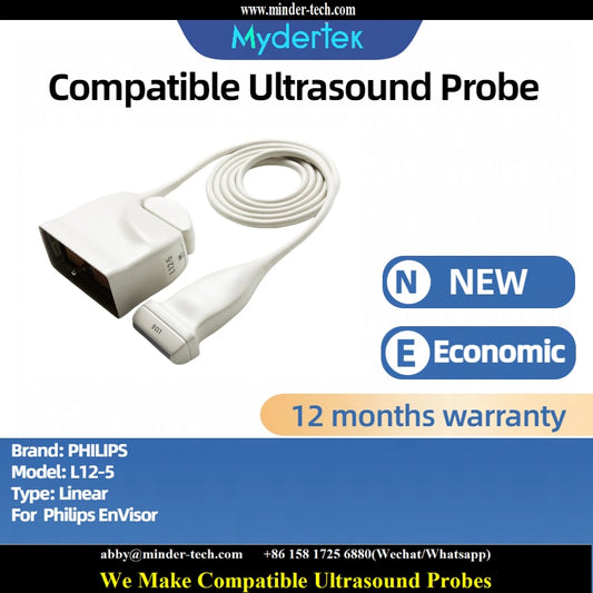 Compatible PHILIPS L12-5 ultrasound probe Ultrasonic transducer Linear Probe