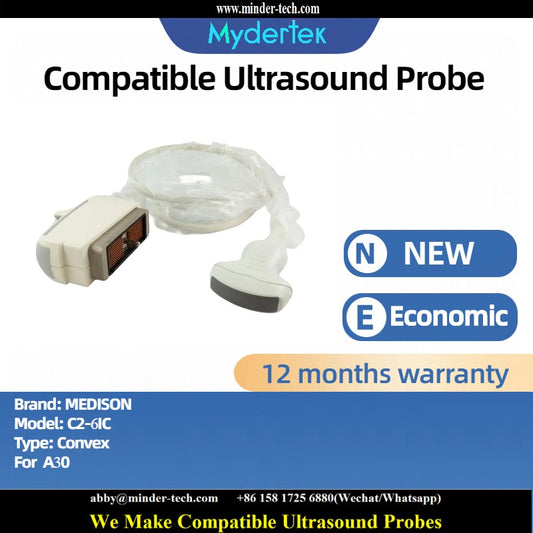 Compatible MEDISON C2-6IC ultrasound probe Ultrasonic transducer Convex Probe