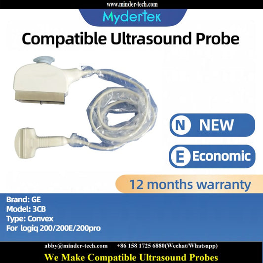 Compatible GE 3CB ultrasound probe Ultrasonic transducer Convex Probe