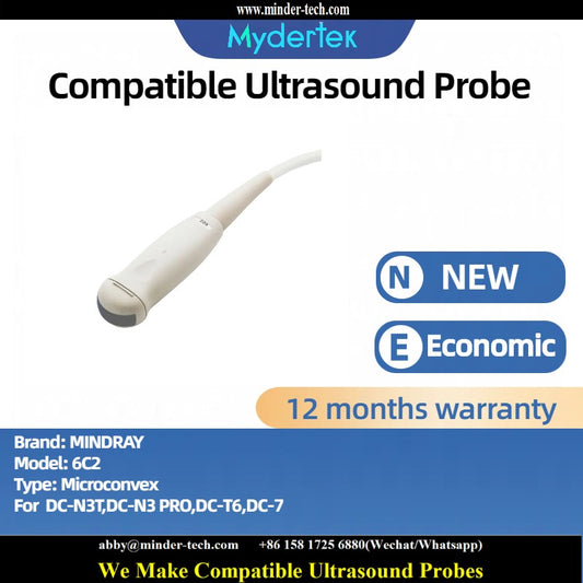 Compatible Mindray 6C2 ultrasound probe Ultrasonic transducer Microconvex Probe