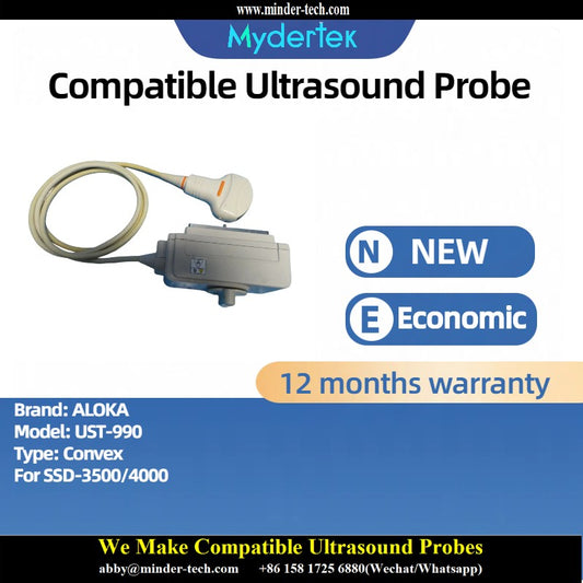 Compatible Aloka UST-990 ultrasound probe Ultrasonic transducer Convex Probe