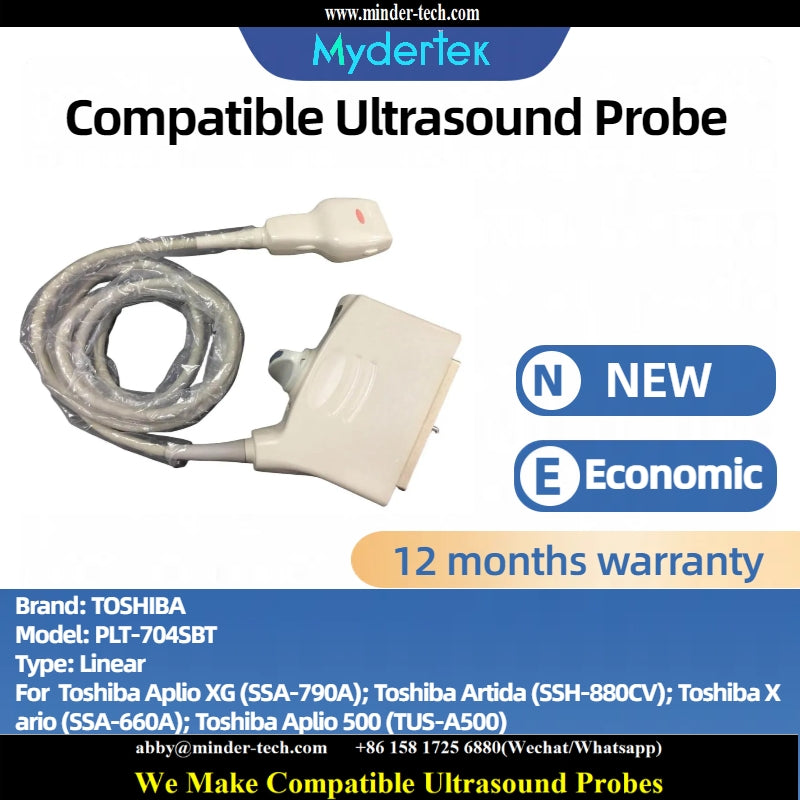 Compatible Toshiba PLT-704SBT ultrasound probe Ultrasonic transducer Linear Probe