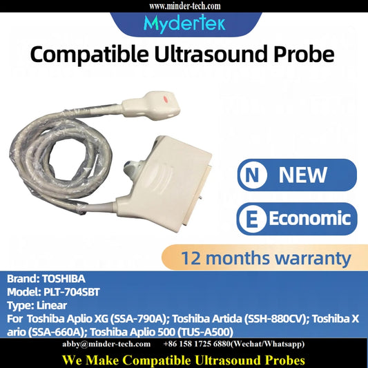 Compatible Toshiba PLT-704SBT ultrasound probe Ultrasonic transducer Linear Probe