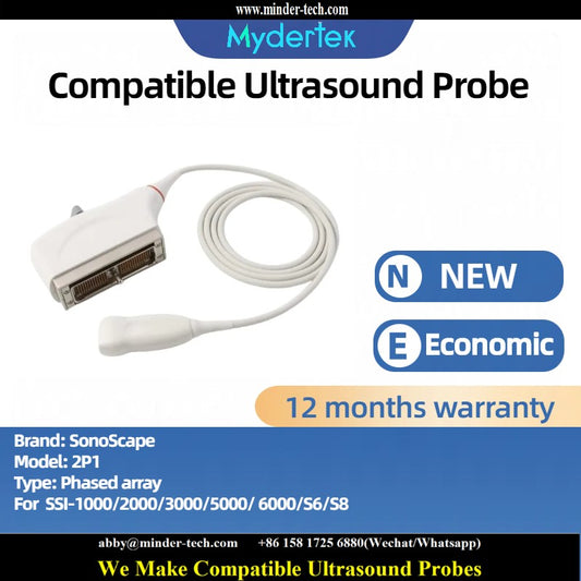 SonoScape 2P1 ultrasound probe Ultrasonic transducer Phased array Probe