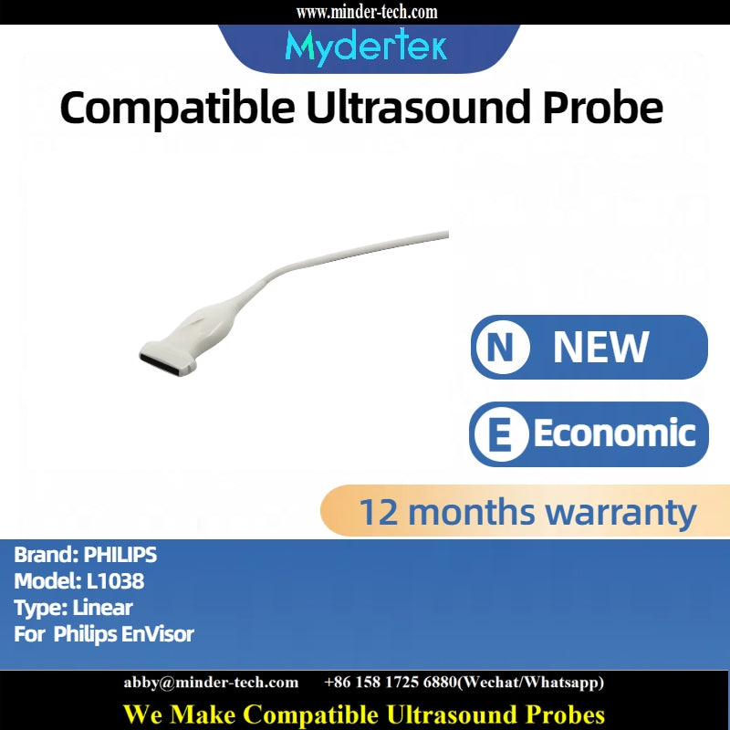 Compatible Philips L1038 ultrasound probe Ultrasonic transducer Linear Probe