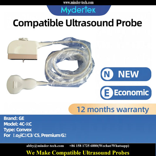 Compatible GE 4C-RC ultrasound probe Ultrasonic transducer Convex Probe