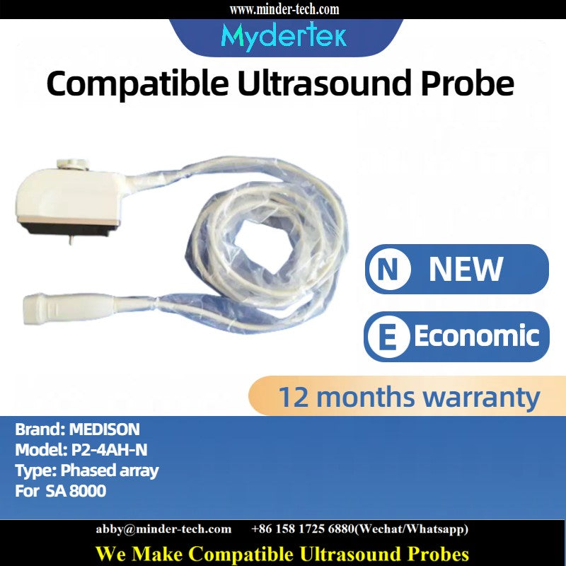 Compatible MEDISON P2-4AH-N ultrasound probe Ultrasonic transducer Phased array Probe