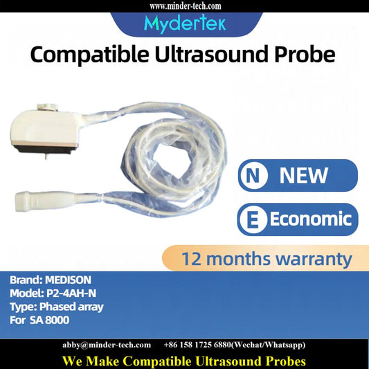 Compatible MEDISON P2-4AH-N ultrasound probe Ultrasonic transducer Phased array Probe