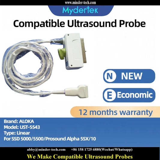 Compatible Aloka UST-5543 ultrasound probe Ultrasonic transducer linear Probe