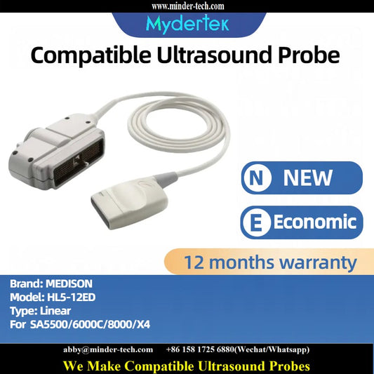 Compatible Medison HL5-12ED ultrasound probe Ultrasonic transducer Linear Probe