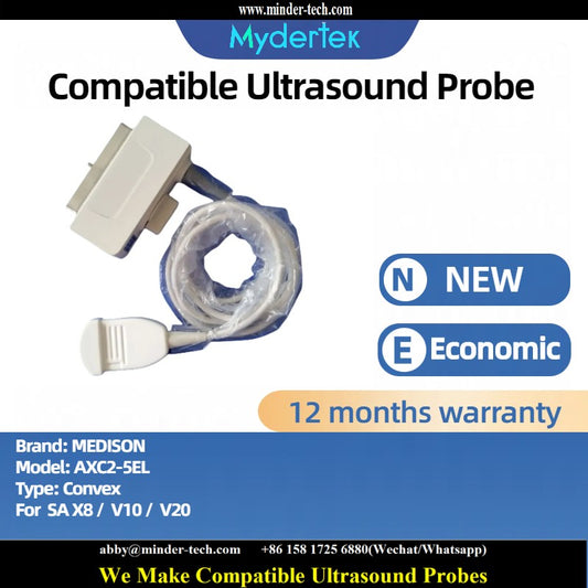 Compatible MEDISON AXC2-5EL ultrasound probe Ultrasonic transducer Convex Probe