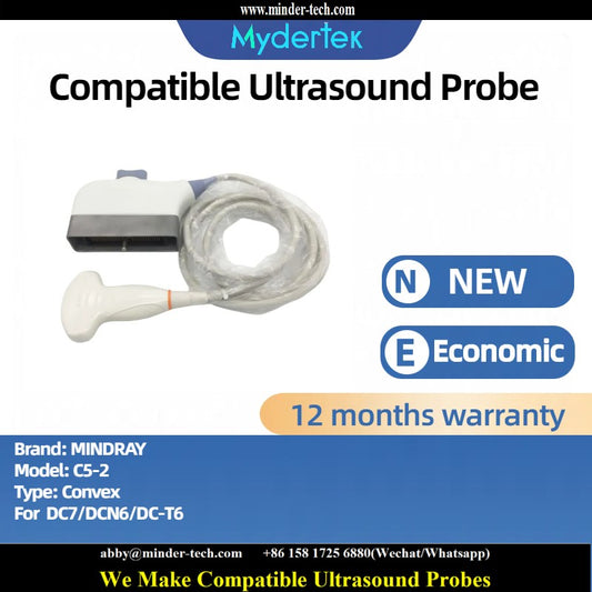 Compatible Mindray C5-2 ultrasound probe Ultrasonic transducer Convex Probe