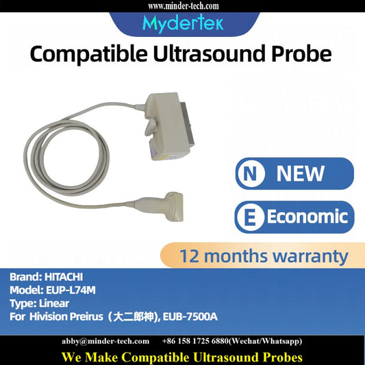 Compatible Hitachi EUP-L74M ultrasound probe Ultrasonic transducer linear Probe