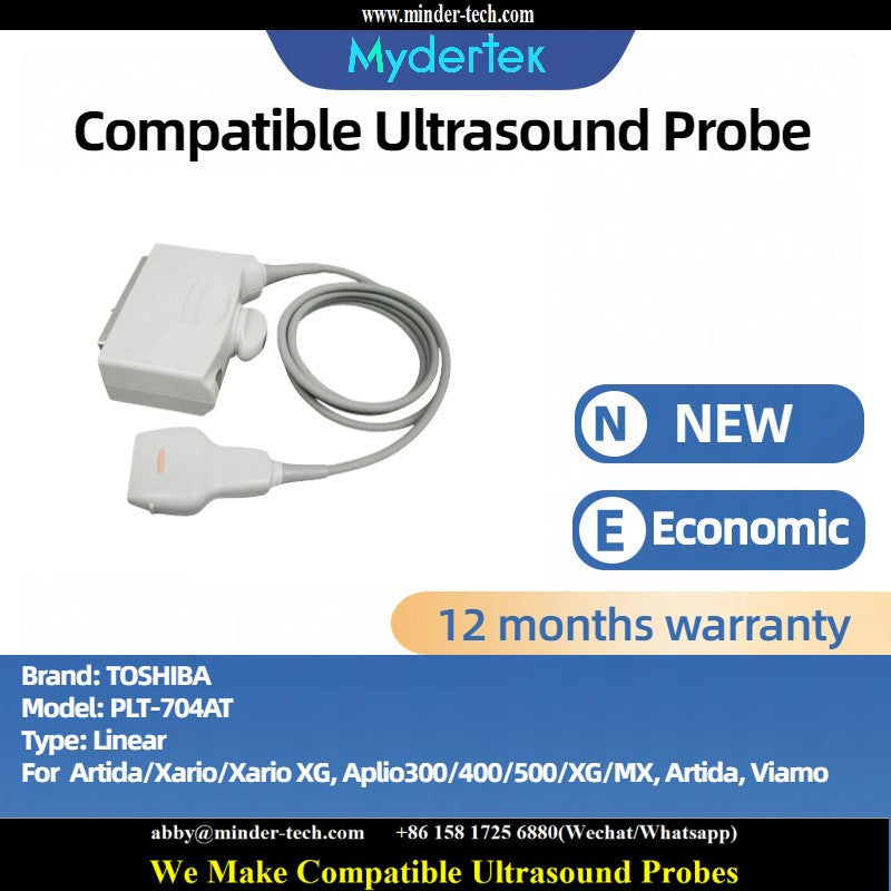 Compatible Toshiba PLT-704AT ultrasound probe Ultrasonic transducer Linear Probe