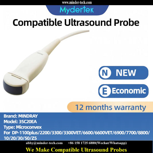 Compatible Mindray 35C20EA ultrasound probe Ultrasonic transducer Microconvex Probe