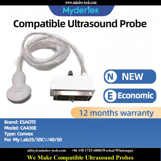 Compatible Esaote CA430E ultrasound probe Ultrasonic transducer Convex Probe