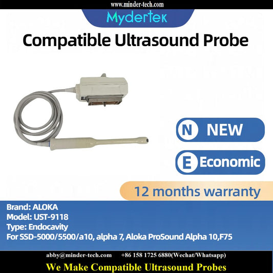 Compatible Aloka UST-9118 ultrasound probe Ultrasonic transducer Endocavity Probe