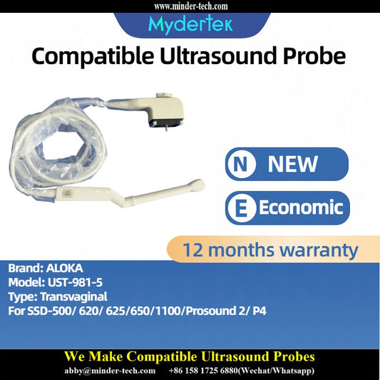 Compatible Aloka UST-981-5 ultrasound probe Ultrasonic transducer Transvaginal Probe