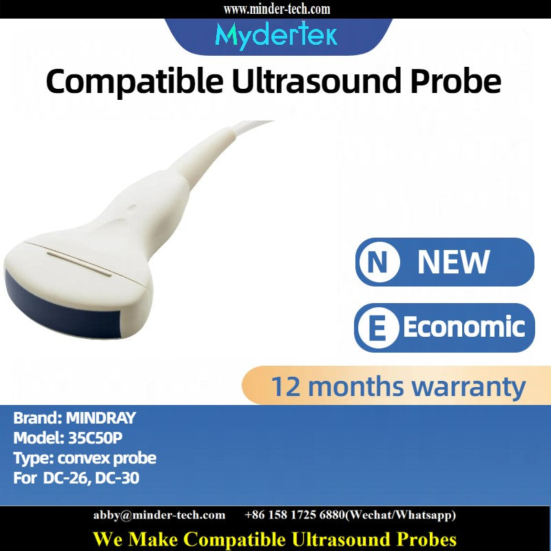 Compatible Mindray 35C50P ultrasound probe Ultrasonic transducer convex Probe