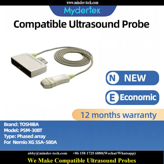 Compatible Toshiba PSM-30BT ultrasound probe Ultrasonic transducer Phased array Probe