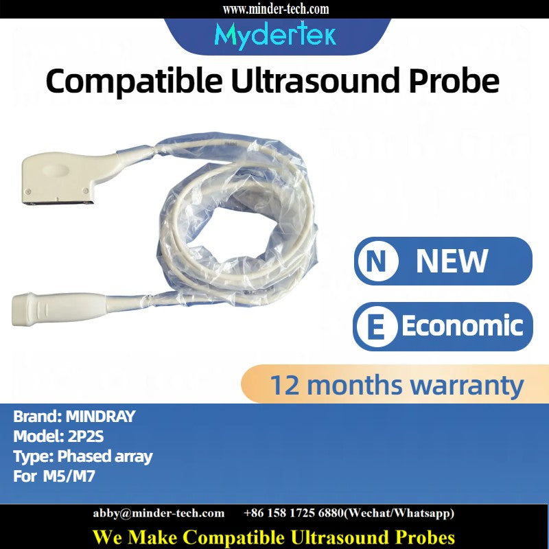 Compatible Mindray 2P2s ultrasound probe Ultrasonic transducer Phased array Probe