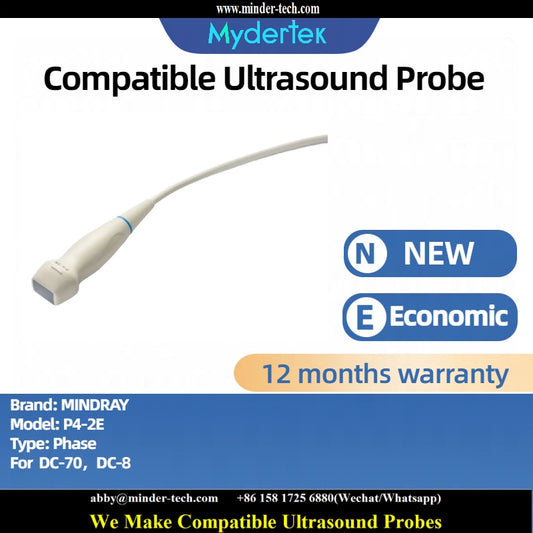 Compatible Mindray P4-2E ultrasound probe Ultrasonic transducer Phase Probe