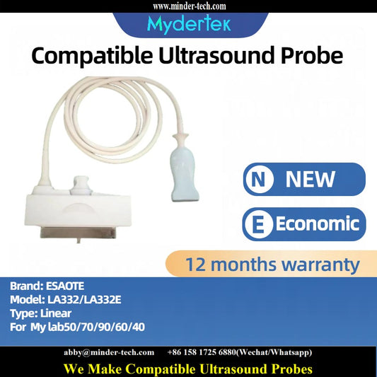 Compatible Esaote LA332/LA332E ultrasound probe Ultrasonic transducer linear Probe