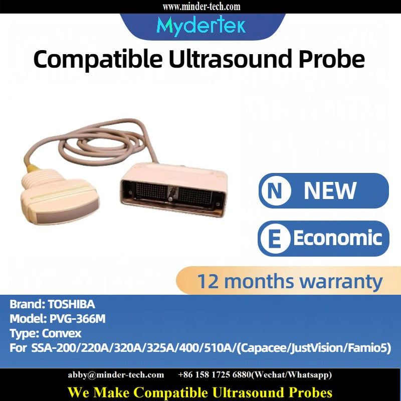 Compatible Toshiba PVG-366M ultrasound probe Ultrasonic transducer Convex Probe