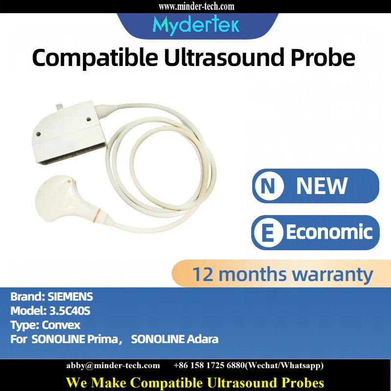 Compatible SIEMENS 3.5C40S ultrasound probe Ultrasonic transducer Convex Probe