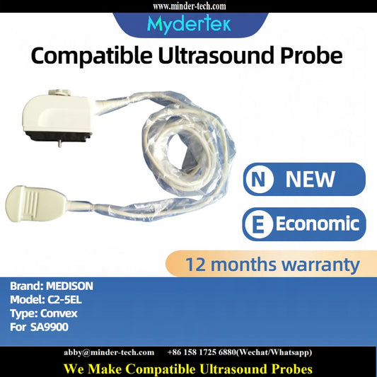 Compatible Medison C2-5EL ultrasound probe Ultrasonic transducer Convex Probe