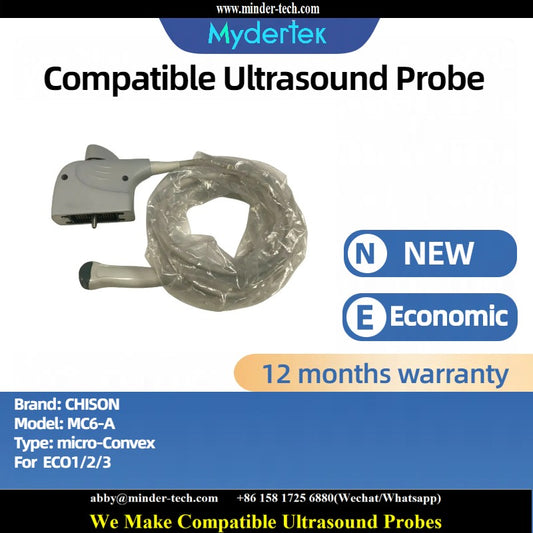 Compatible CHISON MC6-A ultrasound probe Ultrasonic transducer micro-Convex Probe